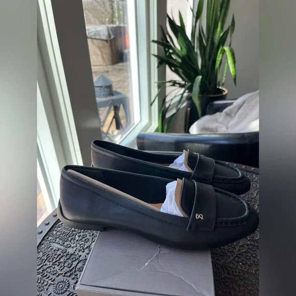 FRANCO SARTO FARIS LEATHER LOAFERS IN BLACK 7.5 - Picture 5 of 9